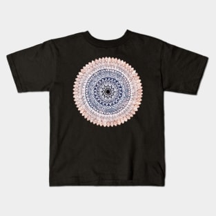 Blue mandala scrub Kids T-Shirt